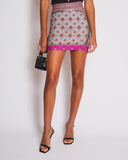 Louis Vuitton SS/10 Grey Brocade Mini Skirt Size FR 34 (UK 6)