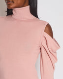 Louis Vuitton Pink Cut-Out Long Sleeve Jumper Size S (UK 8)