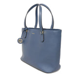 Gucci Tote Bag 388561 Calf leather (embossed) blue Logo foil stamping GG charm Interlocking G tote unisex(Unisex)