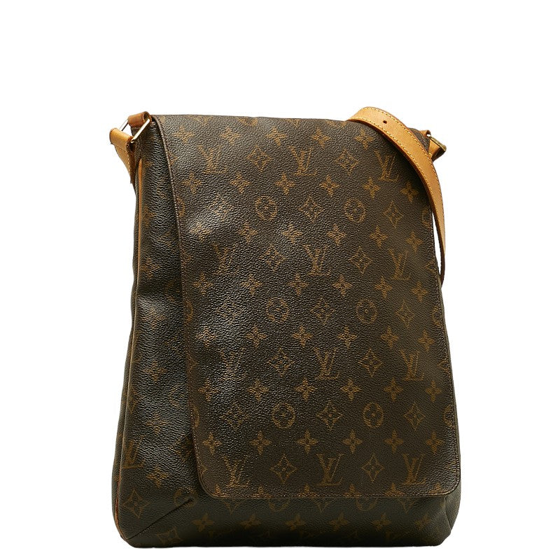 Louis Vuitton Monogram Shoulder Bag PVC/Leather Brown