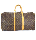 Louis Vuitton Keepall Bandouliere 55 Boston Bag Monogram