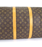 Louis Vuitton Keepall Bandouliere 55 Boston Bag Monogram