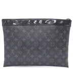 Louis Vuitton Pochette Discovery Clutch Bag Monogram Eclipse Black