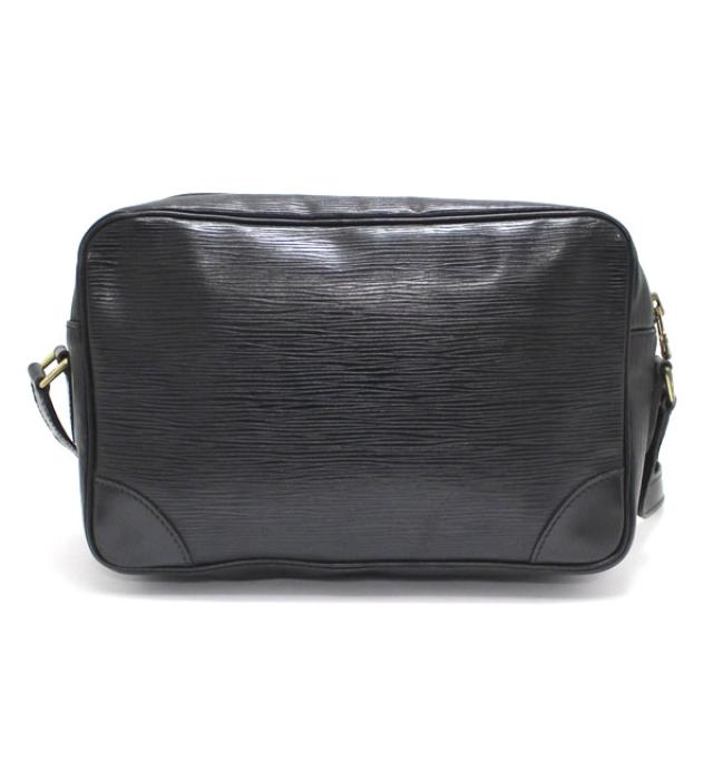 Louis Vuitton Trocadero 27 Diagonal Shoulder Bag Epi Black
