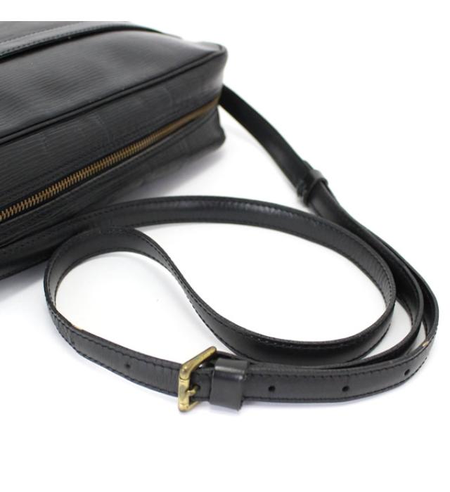 Louis Vuitton Trocadero 27 Diagonal Shoulder Bag Epi Black