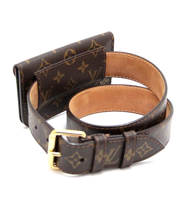 Louis Vuitton Sun Tulle Pochette Belt Pouch Monogram