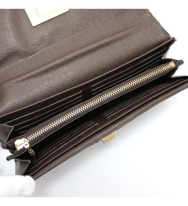 Louis Vuitton Portefeuille Roseberry Long Wallet Damier Ebene