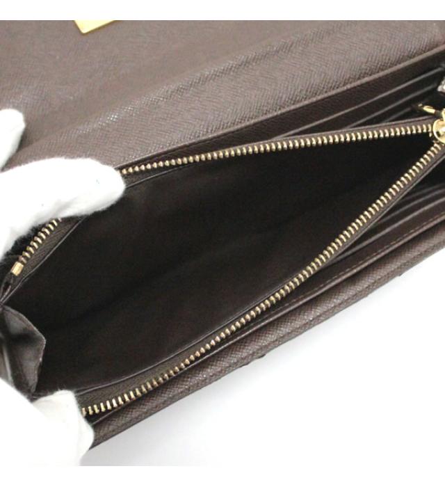 Louis Vuitton Portefeuille Roseberry Long Wallet Damier Ebene