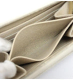Louis Vuitton Zippy Coin Purse Case Damier Azur White