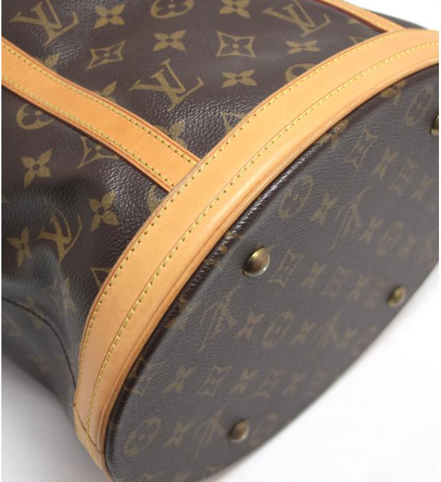 Louis Vuitton Bucket GM Shoulder Tote Bag Monogram