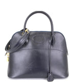 Hermes Bolide 31 2way Hand Shoulder Bag Navy Boxcalf ?B Engraved