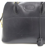 Hermes Bolide 31 2way Hand Shoulder Bag Navy Boxcalf ?B Engraved