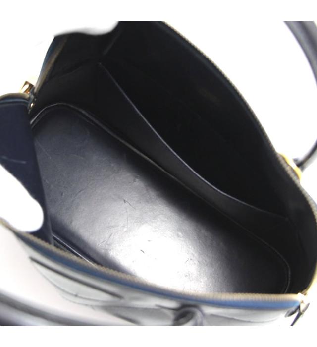 Hermes Bolide 31 2way Hand Shoulder Bag Navy Boxcalf ?B Engraved