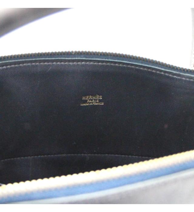 Hermes Bolide 31 2way Hand Shoulder Bag Navy Boxcalf ?B Engraved