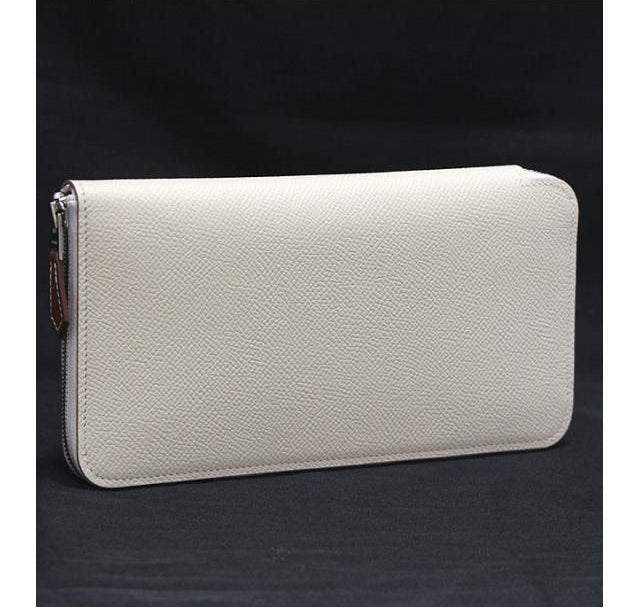 Hermes Azap Silk-in Round Zipper Long Wallet Epson Cle