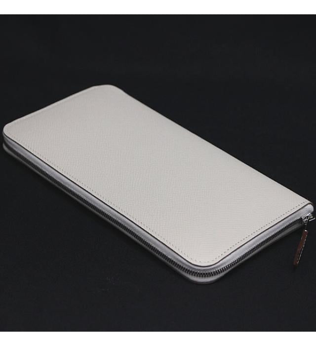 Hermes Azap Silk-in Round Zipper Long Wallet Epson Cle