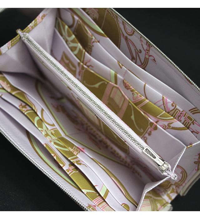 Hermes Azap Silk-in Round Zipper Long Wallet Epson Cle