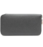 Hermes Azap Round Zipper Long Wallet Epson Black T Engraved