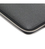 Hermes Azap Round Zipper Long Wallet Epson Black T Engraved