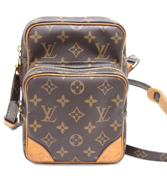 Louis Vuitton Amazon Diagonal Shoulder Bag Monogram Brown