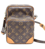 Louis Vuitton Amazon Diagonal Shoulder Bag Monogram Brown