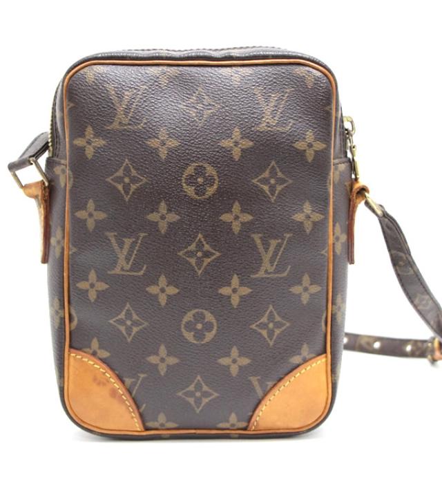 Louis Vuitton Danube Diagonal Shoulder Bag Monogram Brown