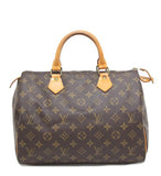 Louis Vuitton Speedy 30 Boston Bag Brown Monogram