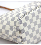 Louis Vuitton Damier Azur Neverfull PM Tote Bag White