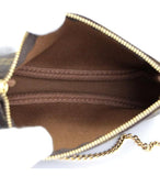Louis Vuitton Mini Pochette Accessory Pouch Monogram Brown