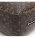Louis Vuitton Deauville Handbag Bowling Vanity Monogram Brown