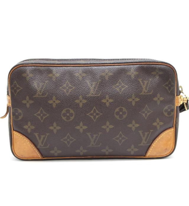 Louis Vuitton Marly Dragonne GM Clutch Bag Monogram