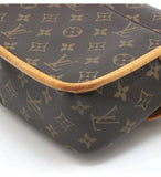 Louis Vuitton Sologne Diagonal Shoulder Bag Monogram Brown