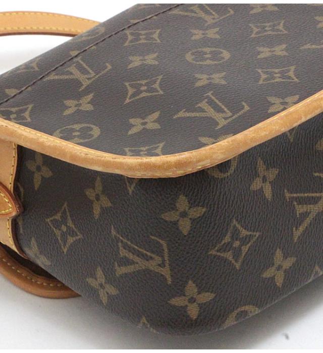 Louis Vuitton Sologne Diagonal Shoulder Bag Monogram Brown