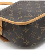 Louis Vuitton Sologne Diagonal Shoulder Bag Monogram Brown
