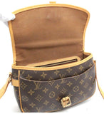 Louis Vuitton Sologne Diagonal Shoulder Bag Monogram Brown