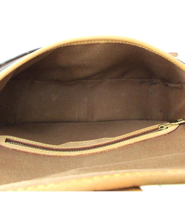 Louis Vuitton Sologne Diagonal Shoulder Bag Monogram Brown