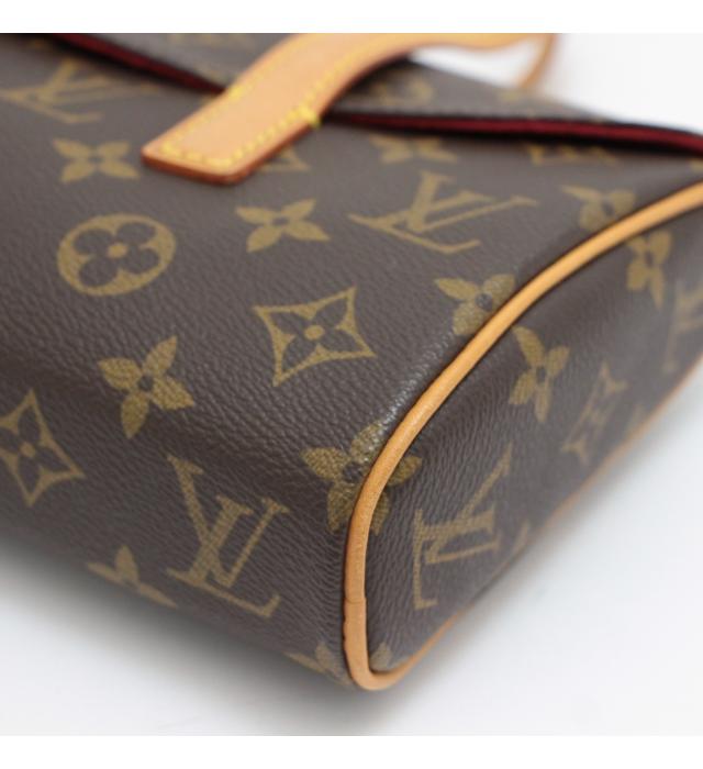 Louis Vuitton Sonatine Handbag Monogram Brown