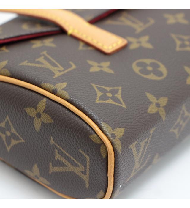 Louis Vuitton Sonatine Handbag Monogram Brown