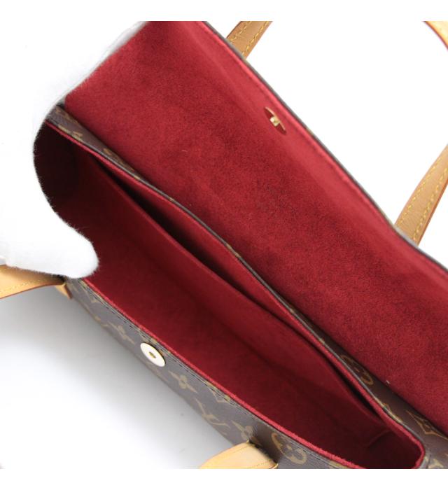 Louis Vuitton Sonatine Handbag Monogram Brown