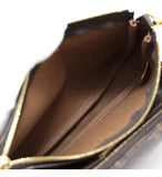 Louis Vuitton Multi Pochette Accessoire Monogram Rose Claire Brown