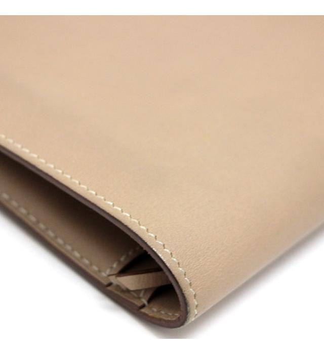 Hermes Dogon GM Wallet Argile Vaud Swift □B Stamp