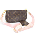 Louis Vuitton Multi Pochette Accessoires Monogram Brown Pink
