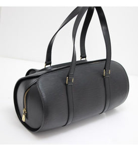 Louis Vuitton Epi Sufro Handbag Black Pouch