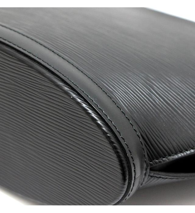 Louis Vuitton Saint-Jacques Shopping Epi Shoulder Bag Black
