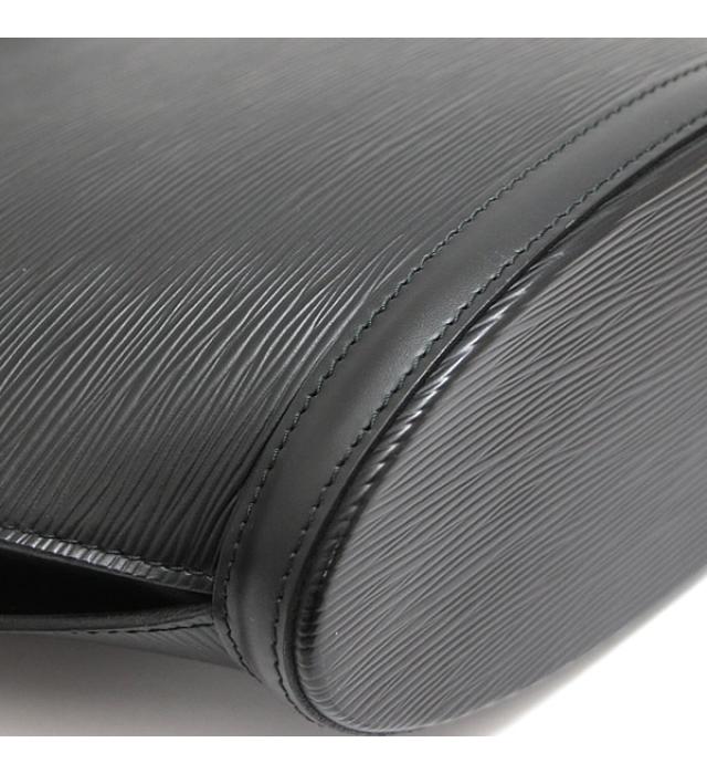 Louis Vuitton Saint-Jacques Shopping Epi Shoulder Bag Black