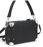 Louis Vuitton Side Trunk Shoulder Bag Monogram Black