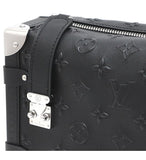 Louis Vuitton Side Trunk Shoulder Bag Monogram Black