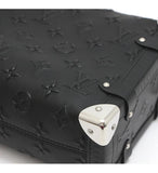 Louis Vuitton Side Trunk Shoulder Bag Monogram Black