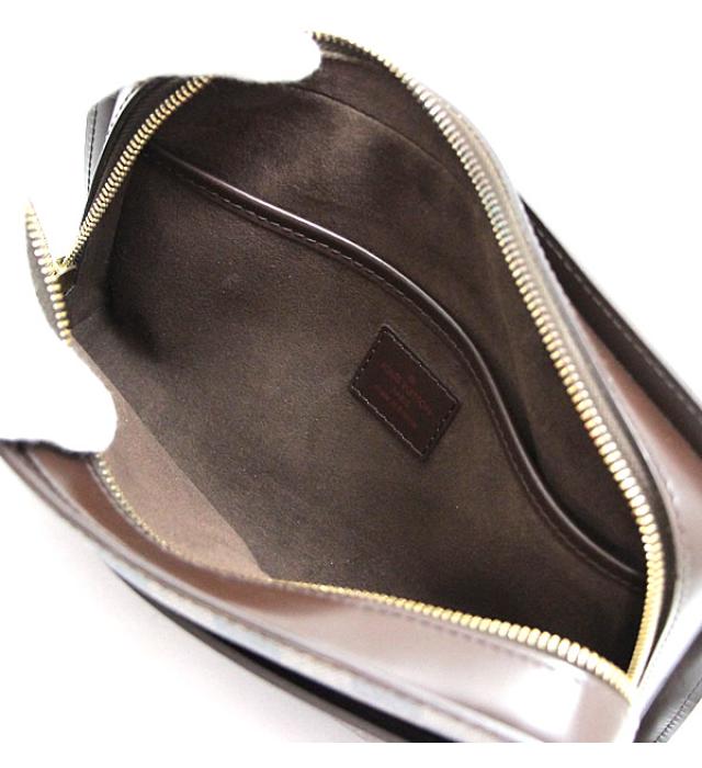 Louis Vuitton Damier Saint Louis Clutch Bag Brown