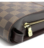 Louis Vuitton Damier Saint Louis Clutch Bag Brown